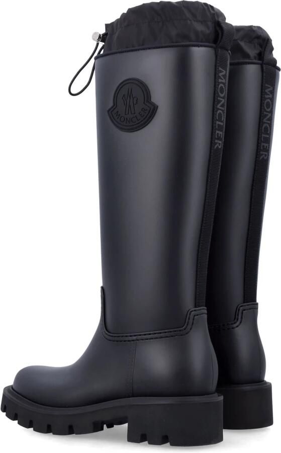 Moncler Zwarte Gesloten Schoenen Kickstream Regenlaarzen - Foto 2