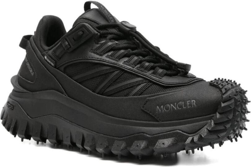 Moncler Zwarte Sneakers Stijlvolle Schoenen