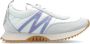 Moncler Logo Sneakers Wit Lichtblauw Rubberen Zool Blue Dames - Thumbnail 9