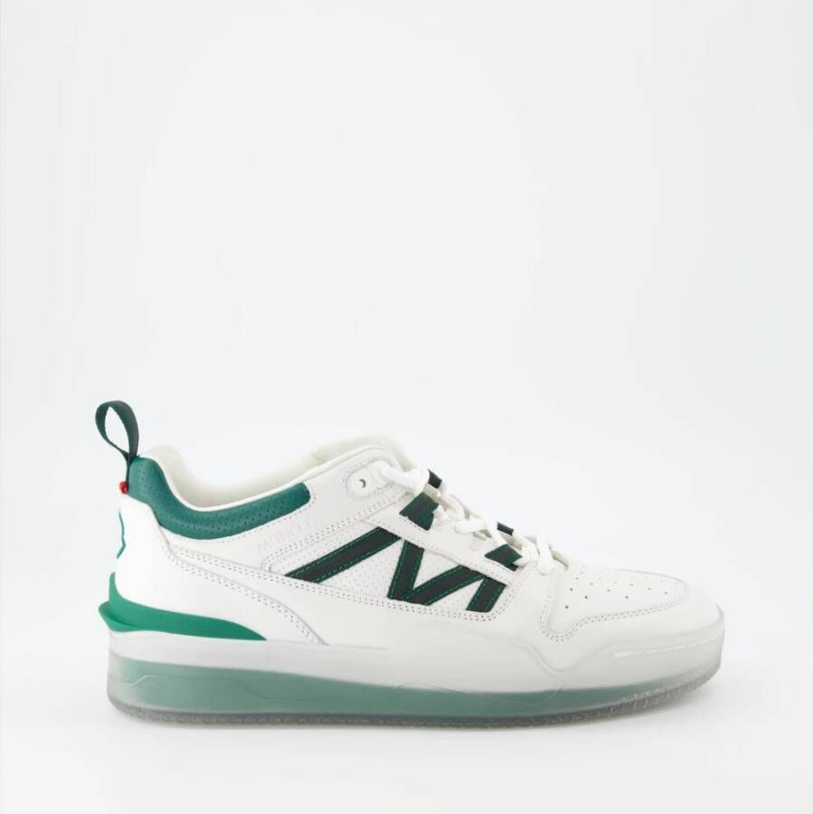 Moncler Pivot Leren Sneakers Green Heren