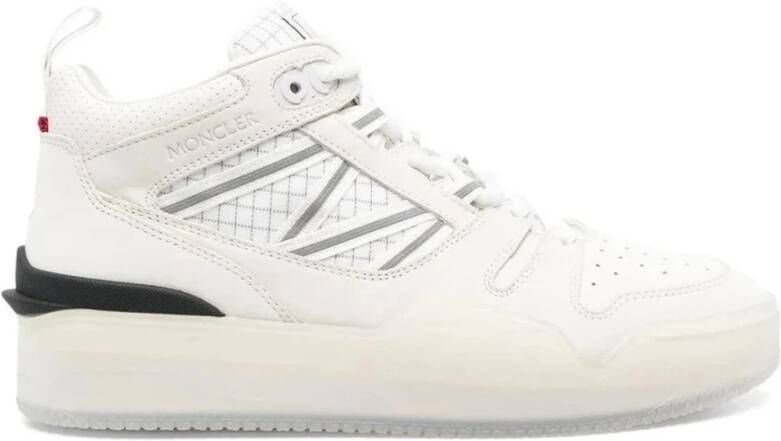 Moncler Pivot Leren Sneakers White Dames