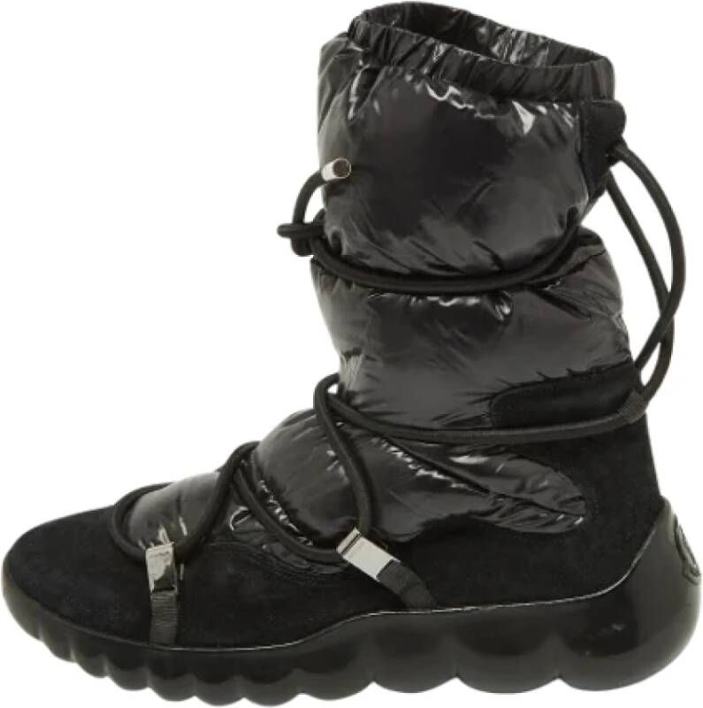 Moncler Pre-owned Fabric boots Black Dames