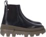 Moncler Pre-owned Leather boots Black Dames - Thumbnail 1