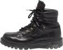 Moncler Pre-owned Leather boots Black Heren - Thumbnail 1
