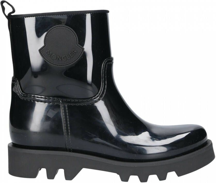 Moncler Rain Boots Zwart Dames