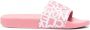 Moncler Comfortabele Ronde Open Teen Sandalen Pink Dames - Thumbnail 7