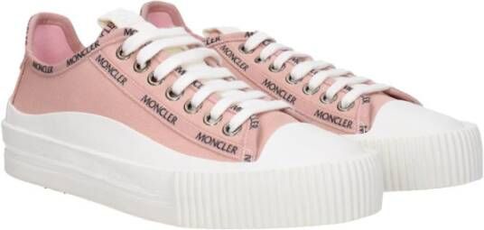 Moncler Roze Logo Veterschoenen