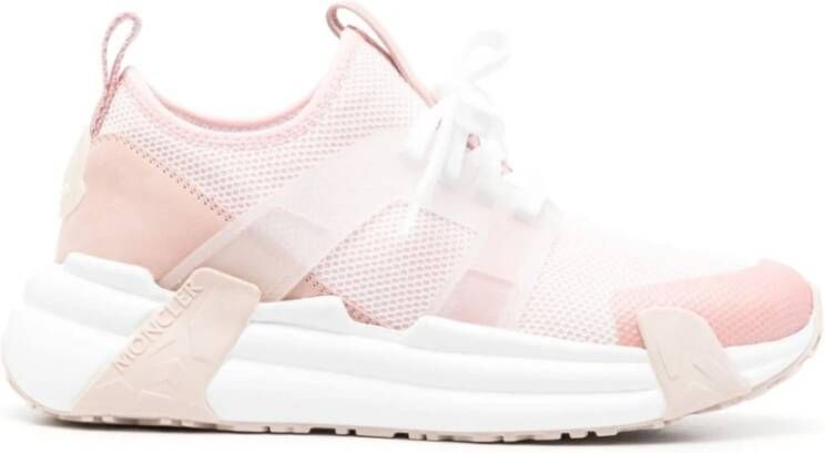 Moncler Roze Lunarove Panel Sneakers Roze Dames