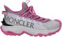 Moncler Roze Stoffen Sneakers met Zijlogo - Thumbnail 1