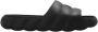 Moncler Gewatteerde Zwarte Sandalen met Dikke Zool Black - Thumbnail 1