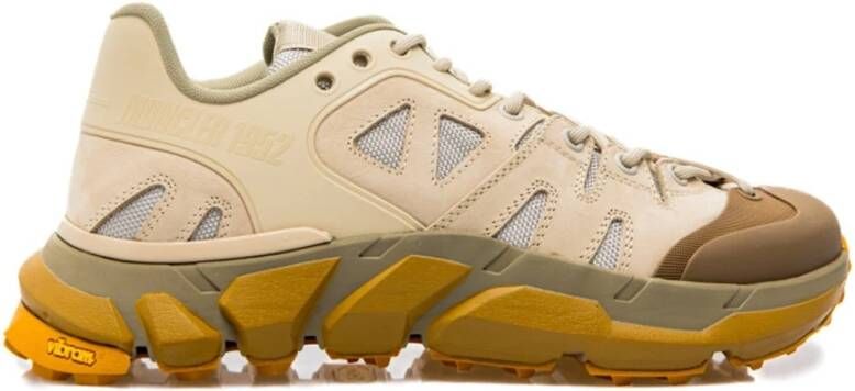 Moncler Sneakers met vetersluiting en contrastinzet Multicolor Heren