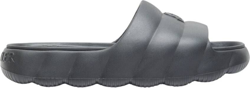 Moncler Sliders Black Heren