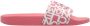 Moncler Comfortabele Ronde Open Teen Sandalen Pink Dames - Thumbnail 1