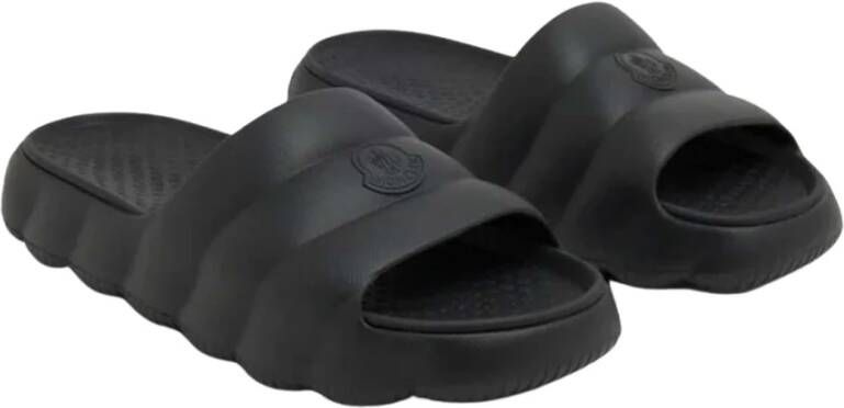 Moncler Sliders Zwart Dames