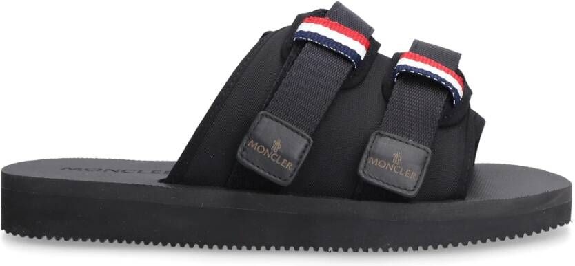 Moncler Sliders Zwart Heren