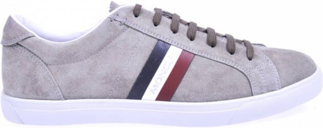 Moncler Lage Logo Sneakers Beige Heren