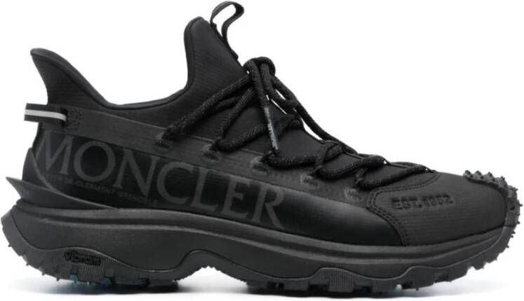 Moncler Zwarte Trailgrip Lite2 Sneakers Black Heren