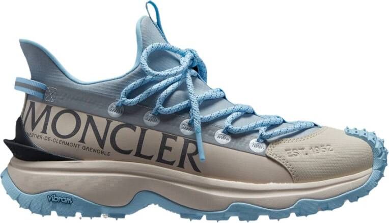 Moncler Ripstop Sneakers met Vibram Megagrip Zool White Dames