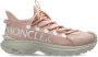 Moncler Low-Top Sneakers Sporty White Sneakers With Rugged Sole in roze - Thumbnail 12
