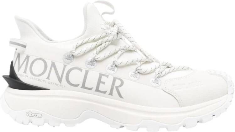 Moncler Ripstop Sneakers met Vibram Megagrip Zool White Dames