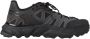 Moncler Lage Sneakers Zwart Stof Leer Black Heren - Thumbnail 1