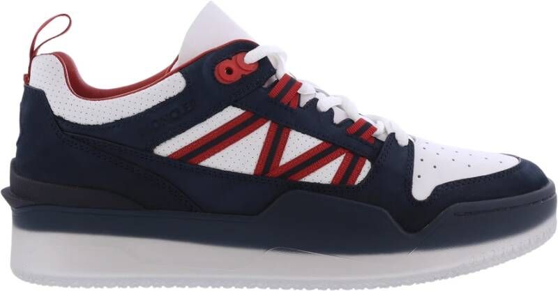 Moncler Stijlvolle Low Top Sneakers Blauw Heren