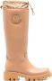 Moncler Bruine Hoge Regenlaarzen Waterdicht Minimalistisch Brown - Thumbnail 14