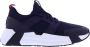 Moncler Contemporary and versatile Lunarove low top sneakers are made of neoprene and rubberized leather Blauw Heren - Thumbnail 1