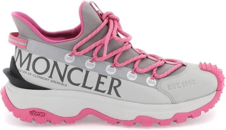 Moncler Lite 2 Trailgrip Sneakers Grijs Roze Multicolor Dames