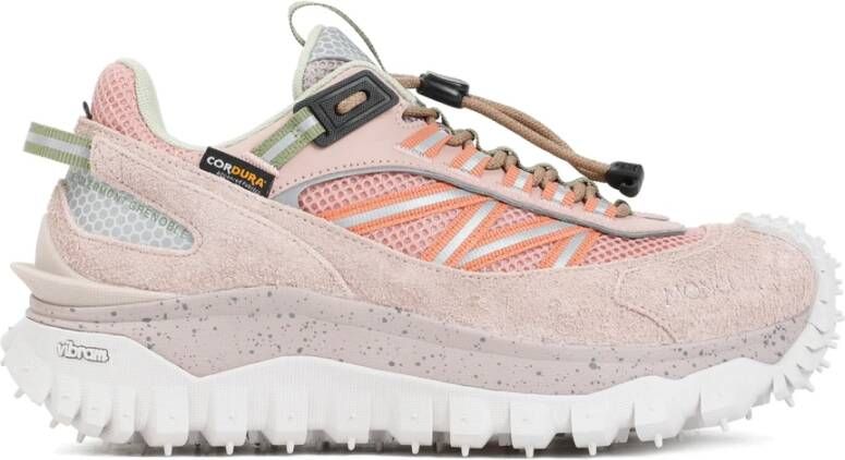 Moncler Trailgrip Pastel Pink Sneakers Pink Dames