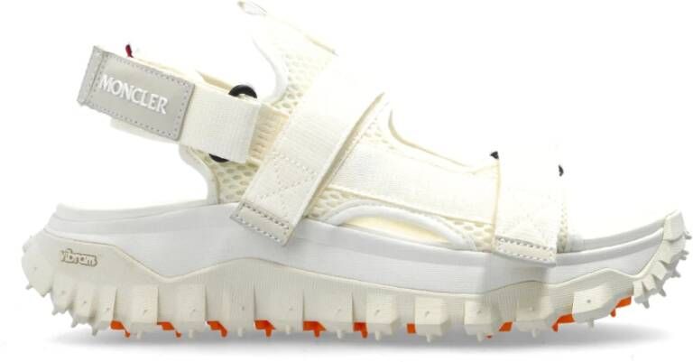 Moncler Witte Leren Sandalen voor Vrouwen