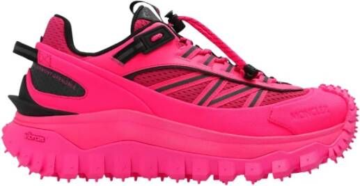 Moncler Fuchsia Trailgrip Sneakers voor modebewuste vrouwen Roze Dames