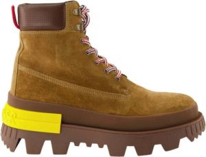 Moncler �Mon Corp� leather boots Bruin Heren