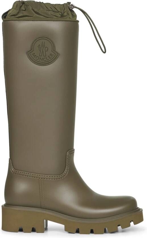Moncler Waterdichte Slip-On Laarzen Olijfgroen