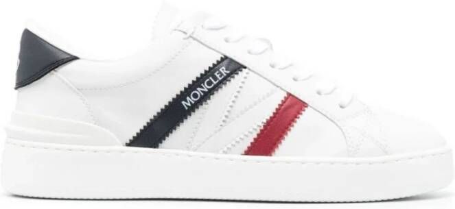 Moncler Witte lage sneakers White Dames
