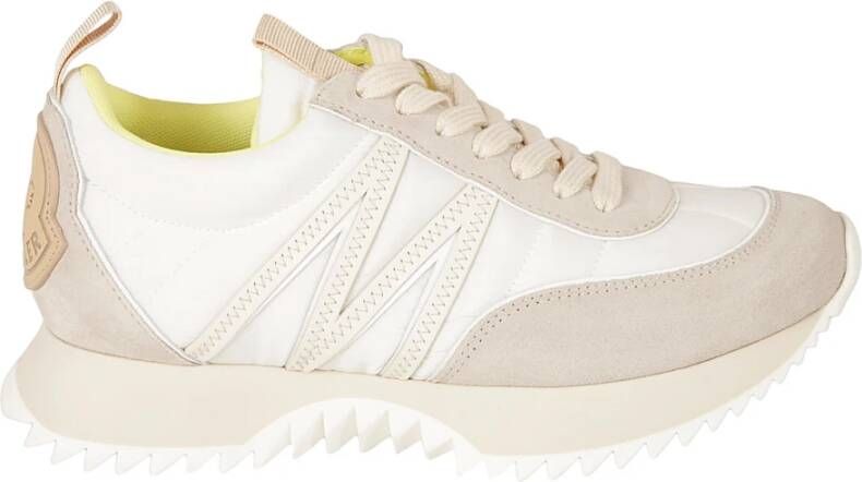 Moncler Witte lage top sneakers Multicolor Dames