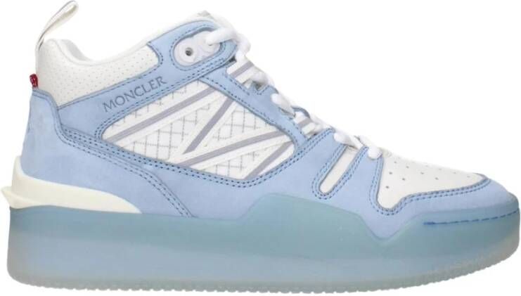 Moncler Witte Leren Logo Sneakers