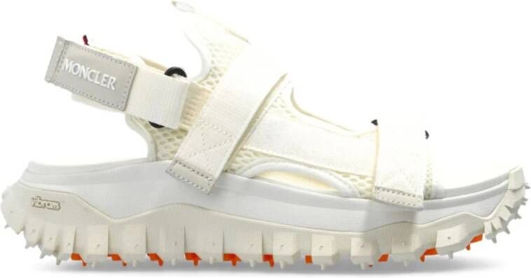 Moncler Witte Leren Sandalen voor Vrouwen