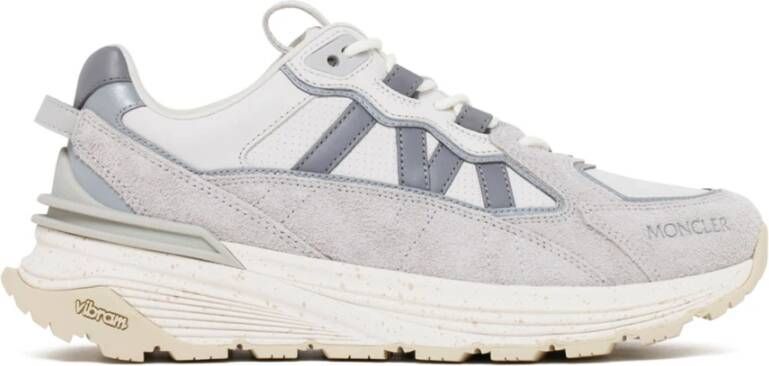 Moncler Witte Lite Runner Lage Top Sneakers Multicolor Heren