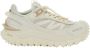 Moncler Witte Logo Sneakers Leer Vrouw Beige Dames - Thumbnail 1