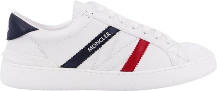 Moncler Witte Monaco M Lage Sneakers White Heren