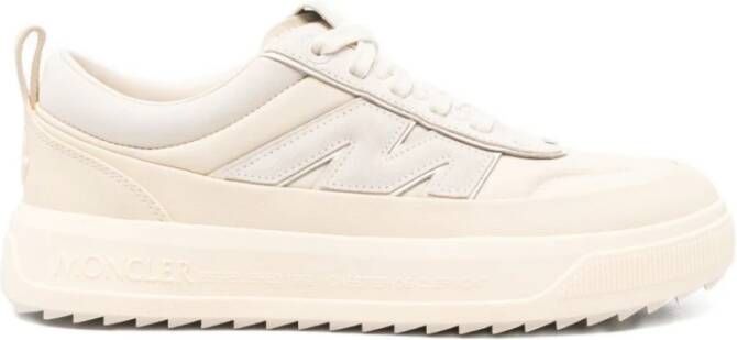 Moncler Witte Sneakers Laag Gesneden Ontwerp