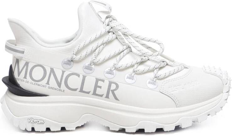 Moncler Ripstop Sneakers met Vibram Megagrip Zool White Dames