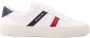 Moncler Witte Sneakers met Leren Logopatch - Thumbnail 1