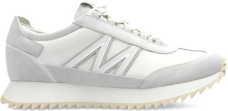 Moncler Witte Sneakers met Paneeldesign