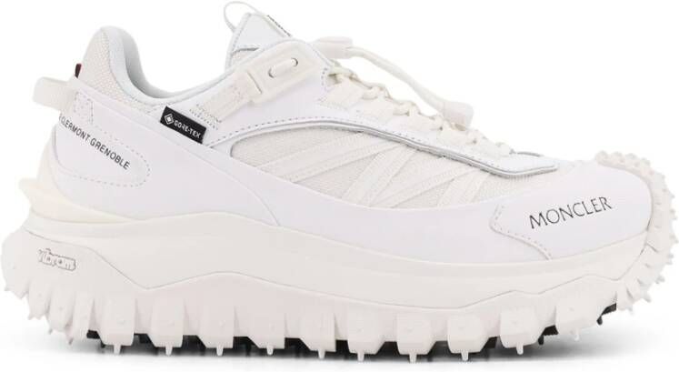 Moncler Witte Sneakers met Vibram Zool