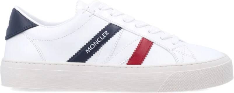 Moncler Witte Sneakers Monaco2 Stijl White Heren
