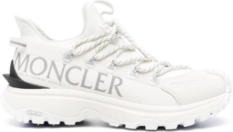 Moncler Ripstop Sneakers met Vibram Megagrip Zool White Dames