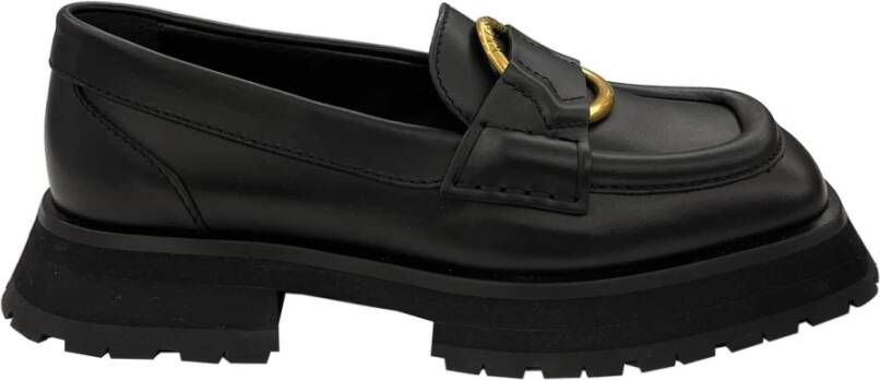 Moncler Zwarte Bell Loafer Schoenen Black Dames