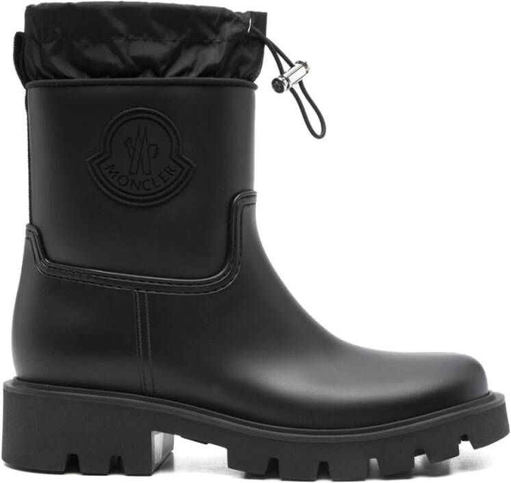 Moncler Zwarte enkellaarzen voor vrouwen